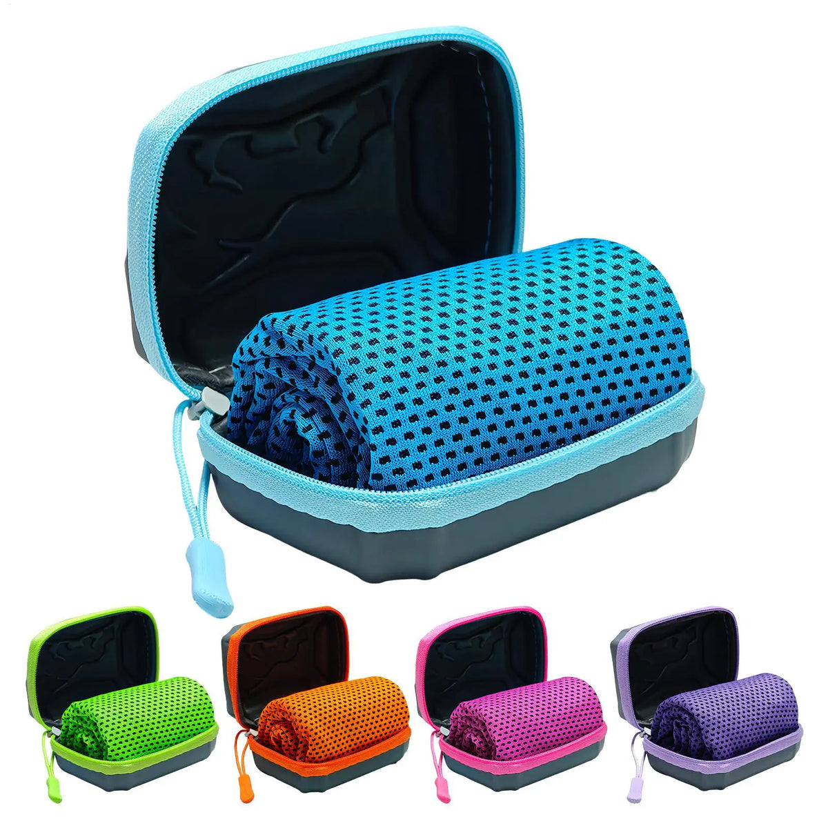 Quick Dry Cooling Towel with EVA Case – Gym, Yoga & Sports Sports Cooling Towel Axl