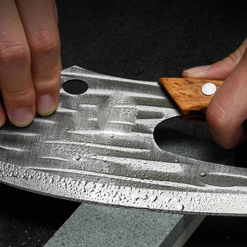 InLeung Stainless Steel Cleaver Knife – Sharp Kitchen Chef Knife Kitchen Cleaver Knife Axl