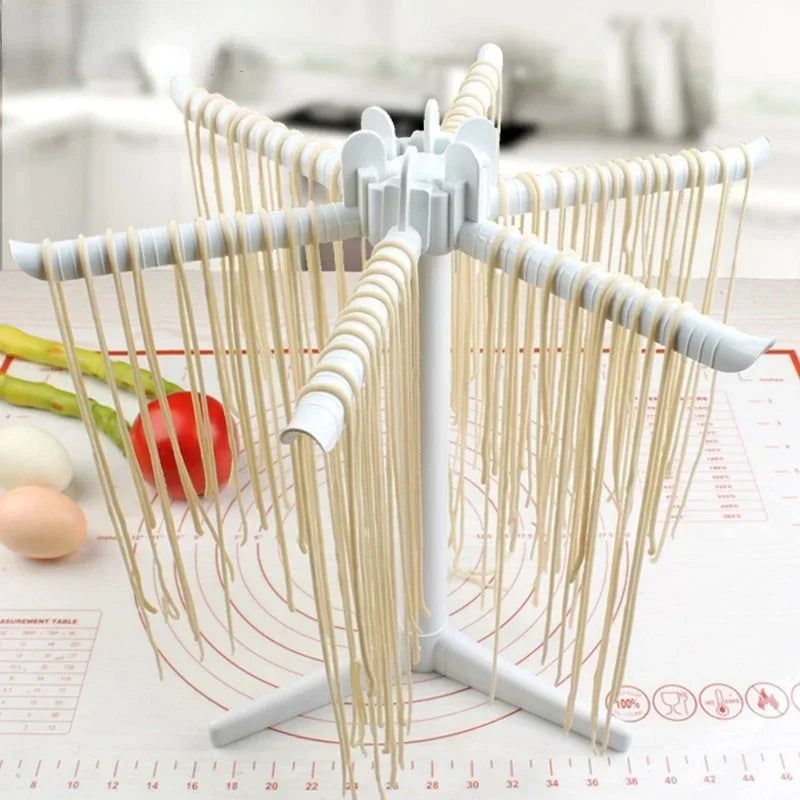 Collapsible Pasta Drying Rack – 5-Arm Noodle Dryer Stand Pasta Drying Rack Axl