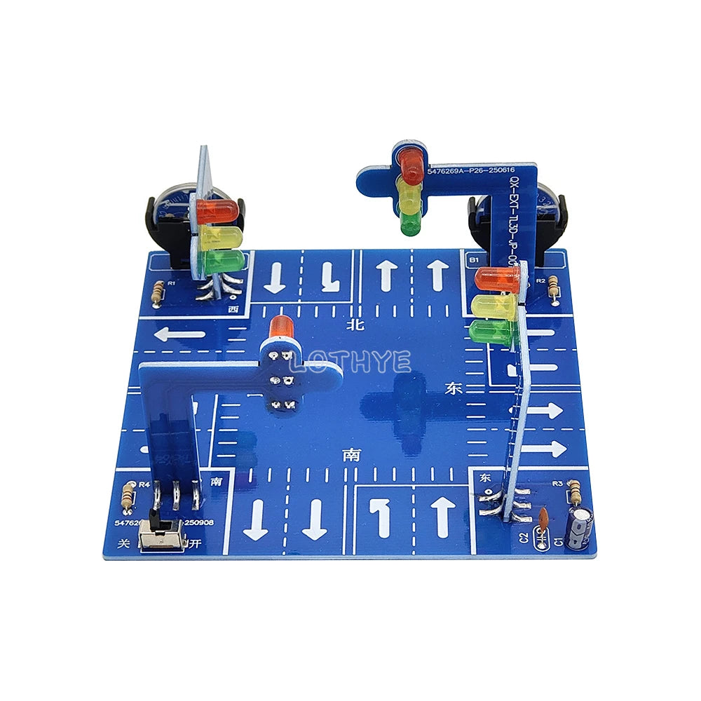 Traffic Signal Light DIY Soldering Kit – STEM Electronics DIY Soldering Kit Axl