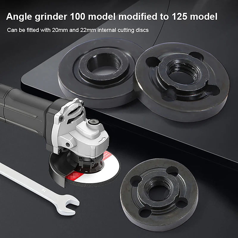Angle Grinder Inner Flange & Outer Lock Nut – 20mm & 22mm Bore Grinder Flange Set Axl