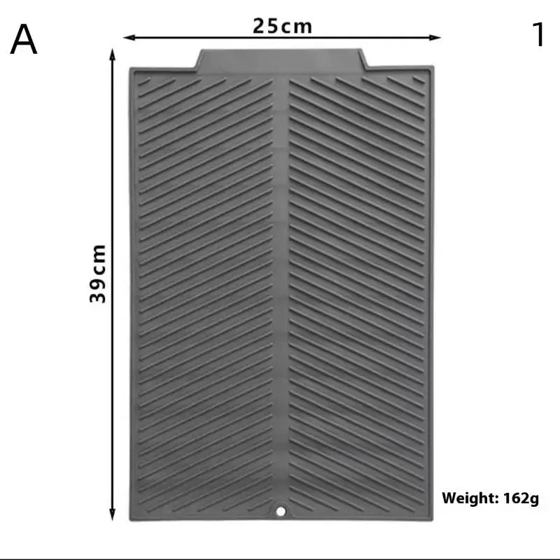 Silicone Dish Drying Mat – Non-Slip Heat-Resistant Kitchen Pad Silicone Drying Mat Axl A1 M