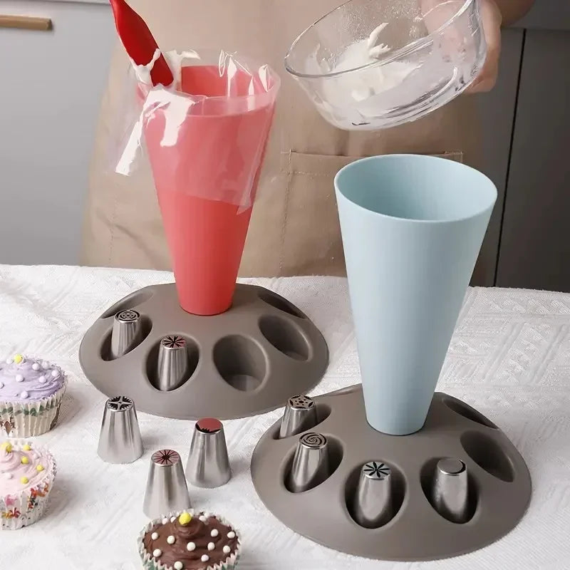 Sphere Icing Piping Nozzle Storage Rack | Pastry Tip Holder Piping Tip Holder Axl