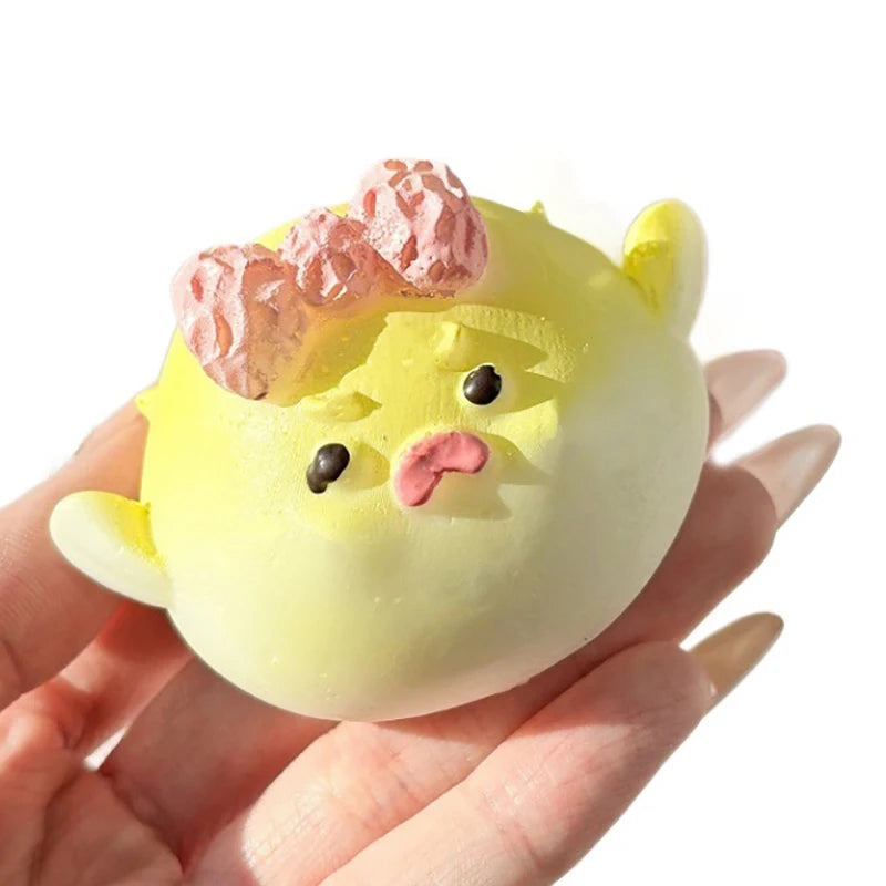 Angry Puffer Fish Squishy Toy – Fun Sensory Squeeze Ball Squishy Stress Toy Axl