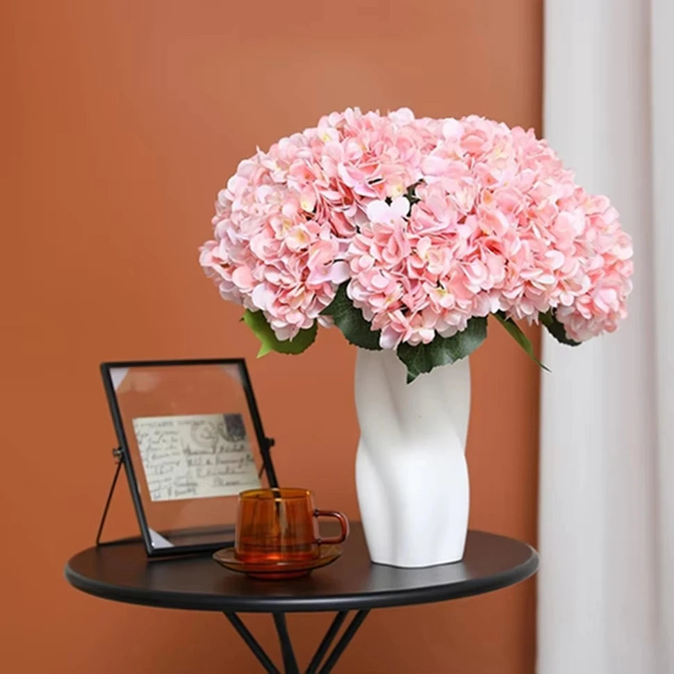 Silk Hydrangea Artificial Flowers – Wedding & Home Fake Bouquet Artificial Silk Flowers Axl