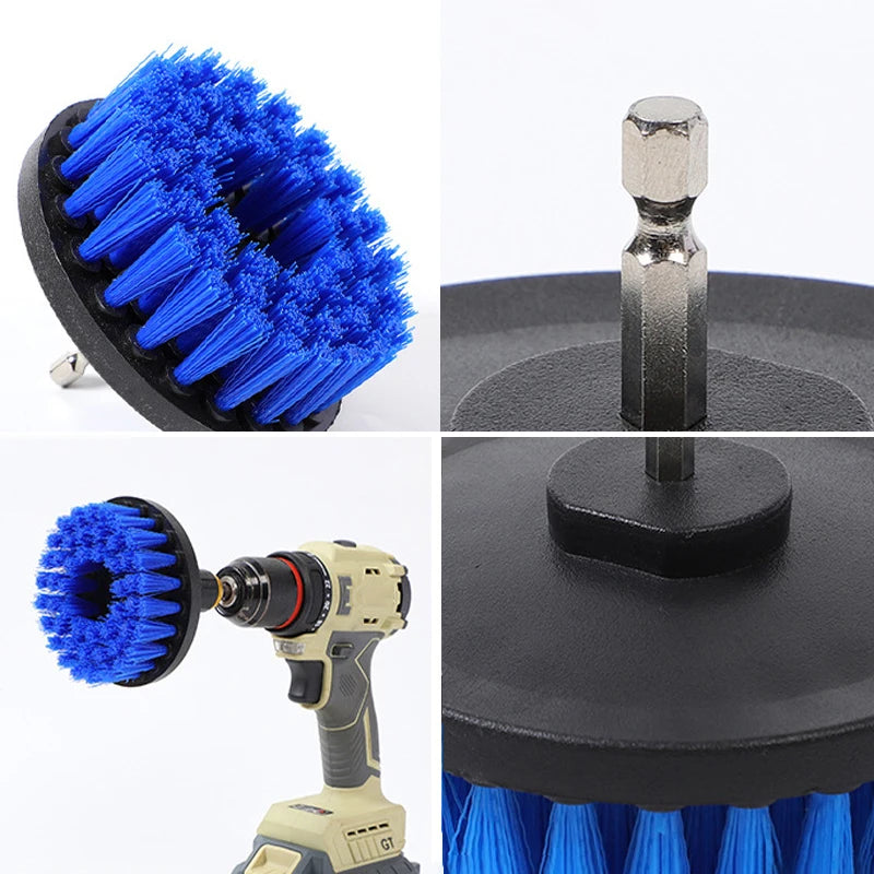 5-Inch Electric Drill Scrubber Brush for Car Tires & Tiles Drill Scrubber Brush Axl
