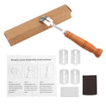 5-Blade Dough Pastry Cutter – Baguette Bread Knife Wood Handle Pastry Dough Cutter Axl Style A