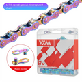 Ultralight Colorful Bike Chain 8/9/10/11 Speed Anti-Rust 116L MTB Bicycle Chain Axl 6-7-8Speed