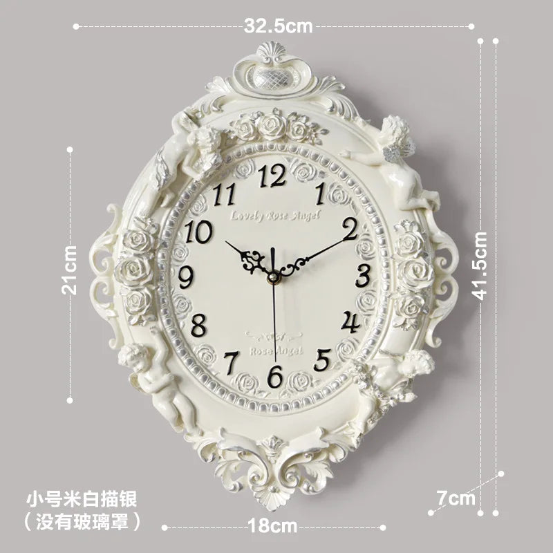 Nordic 3D Large Silent Wall Clock – Modern Home Decor Wall Clock Axl Style A Small