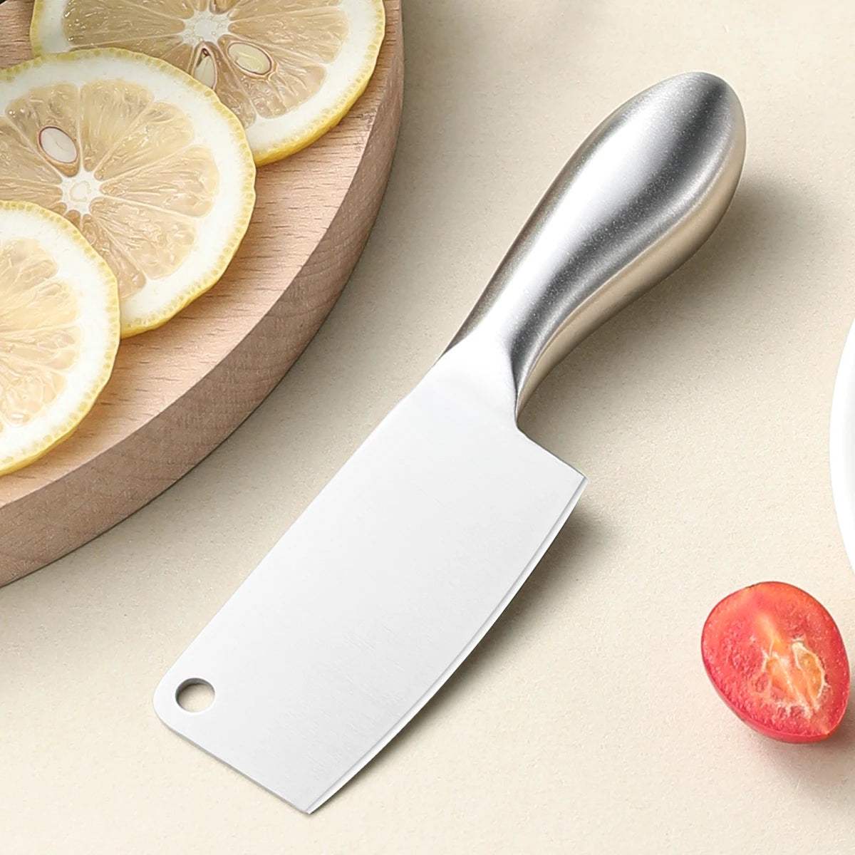 Stainless Steel Cheese Knife Set – Butter Knife, Pizza Cutter & Fork Cheese Knife Set Axl 1pcs