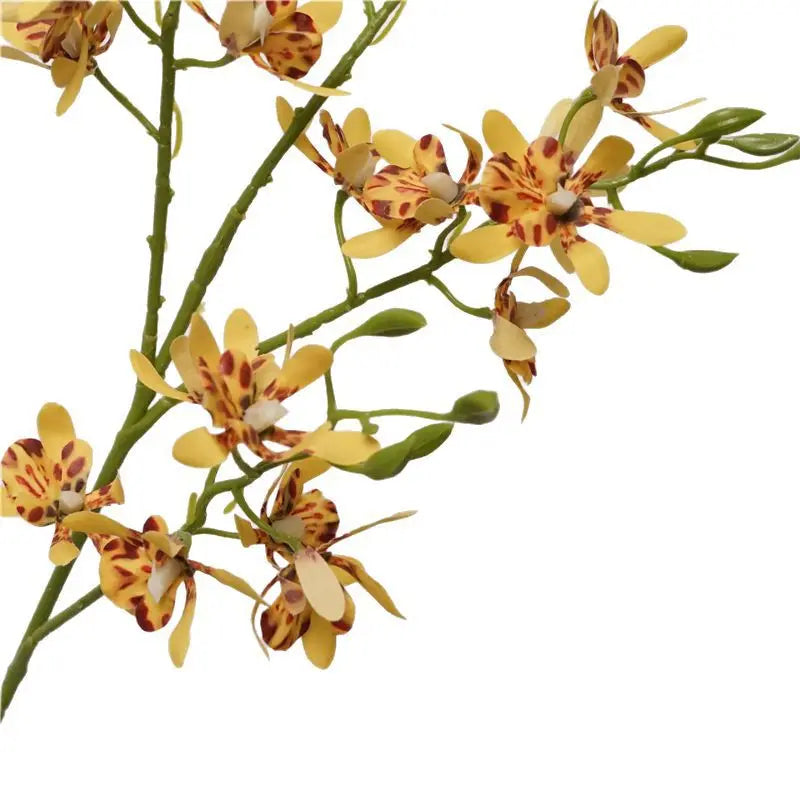 Artificial Cymbidium Orchid Stem 67cm | Chinese Style Silk Flower Artificial Silk Flower Axl