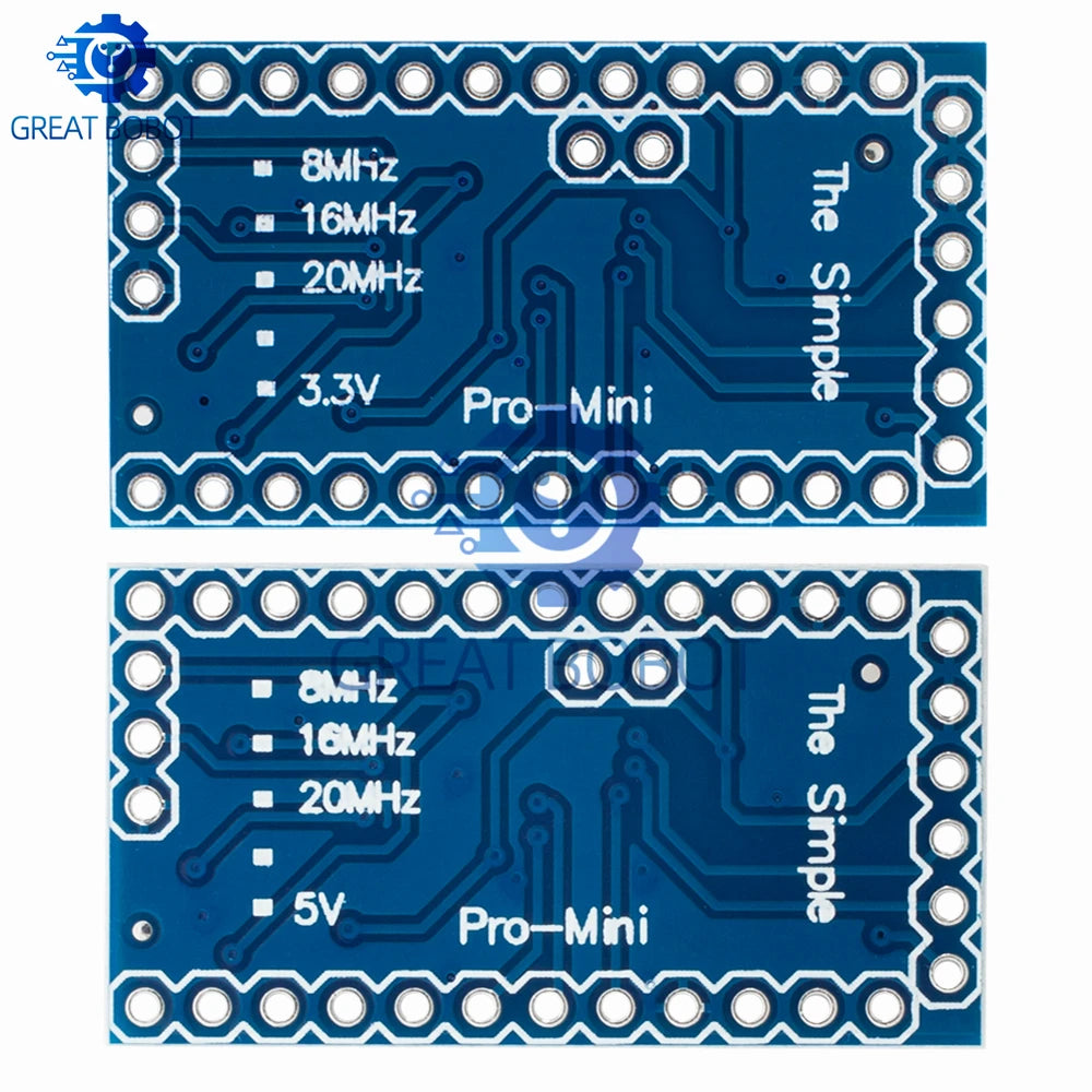 Pro Mini ATMEGA328P 5V/16MHz & 3.3V/8MHz Arduino Board Microcontroller Board Axl