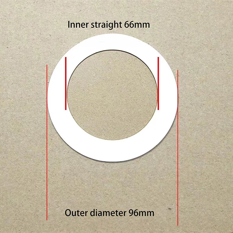 LED Downlight Ring Adapter – White Lampshade Spacer & Gasket Downlight Ring Adapter Axl A2