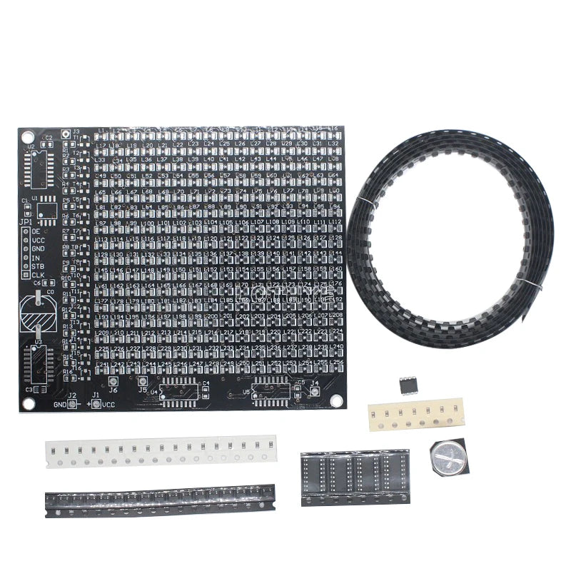 256 LED Dot Matrix DIY Soldering Kit – SMD Welding Training DIY Electronics Kit Axl