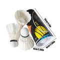 3-Pack Duck Feather Badminton Shuttlecocks – Training Birdies Badminton Shuttlecock Axl A