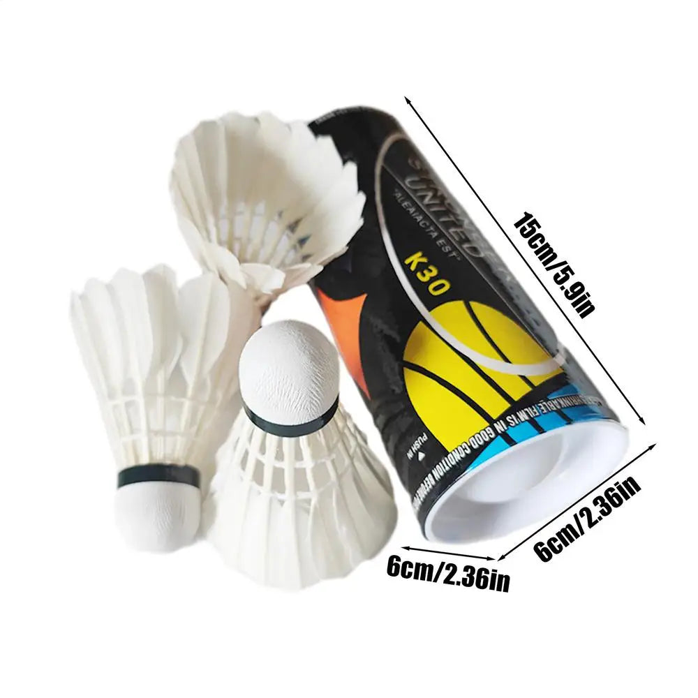 3-Pack Duck Feather Badminton Shuttlecocks – Training Birdies Badminton Shuttlecock Axl A