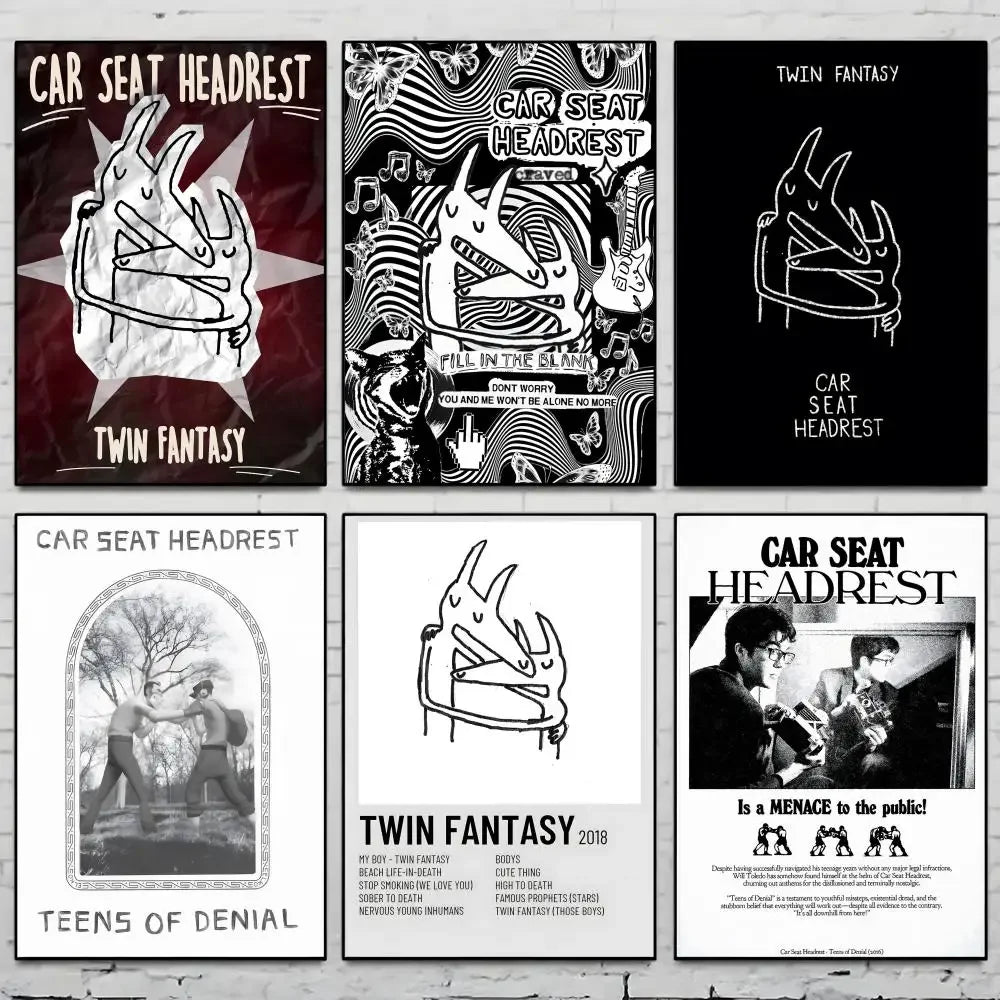 Classic Car Headrest HD Art Poster – Modern Wall Decor Print Art Wall Poster Axl