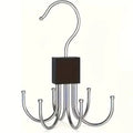 Rotating Multi-Hook Hanger for Belts, Ties & Scarves Closet Accessory Hanger Axl 1pc