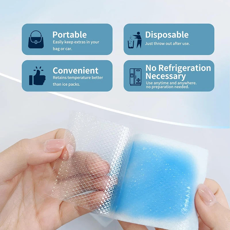 Ice Cool Cooling Patch 10-Pack | Sports, Hiking & Travel Cooling Body Patch Axl