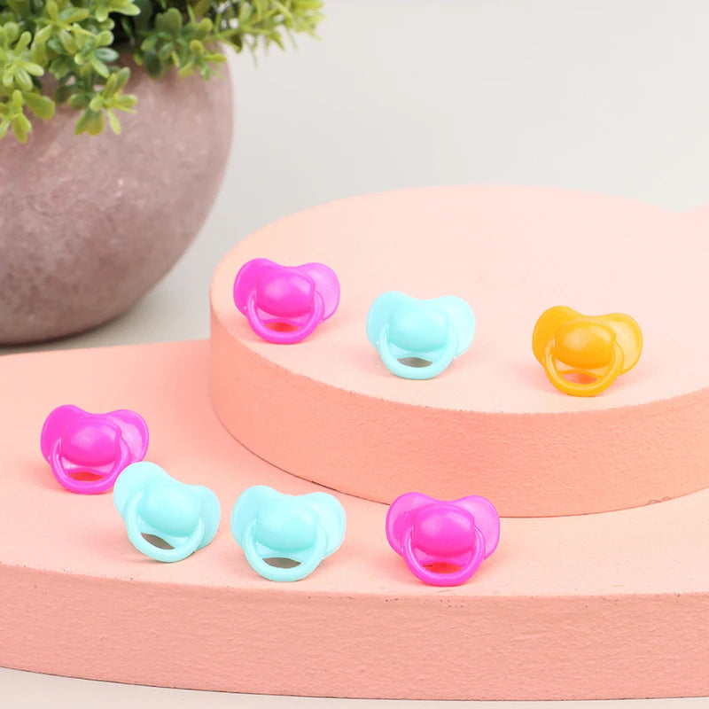 20 Pcs Miniature Dollhouse Pacifiers | 1:12 Scale Doll Accessories Dollhouse Accessories Axl