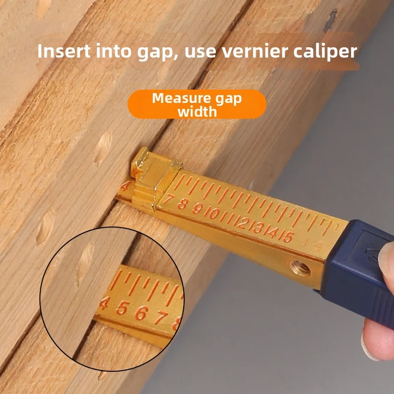 1–15mm Taper Wedge Feeler Gauge | Gap & Flatness Measuring Tool Feeler Gauge Axl