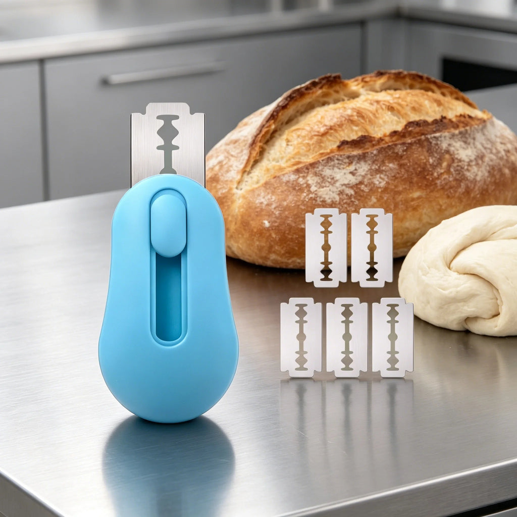 Bread Scoring Knife – Dough Lame & Cutter for Artisan Bread Bread Scoring Knife Axl Bread Knife-Blue