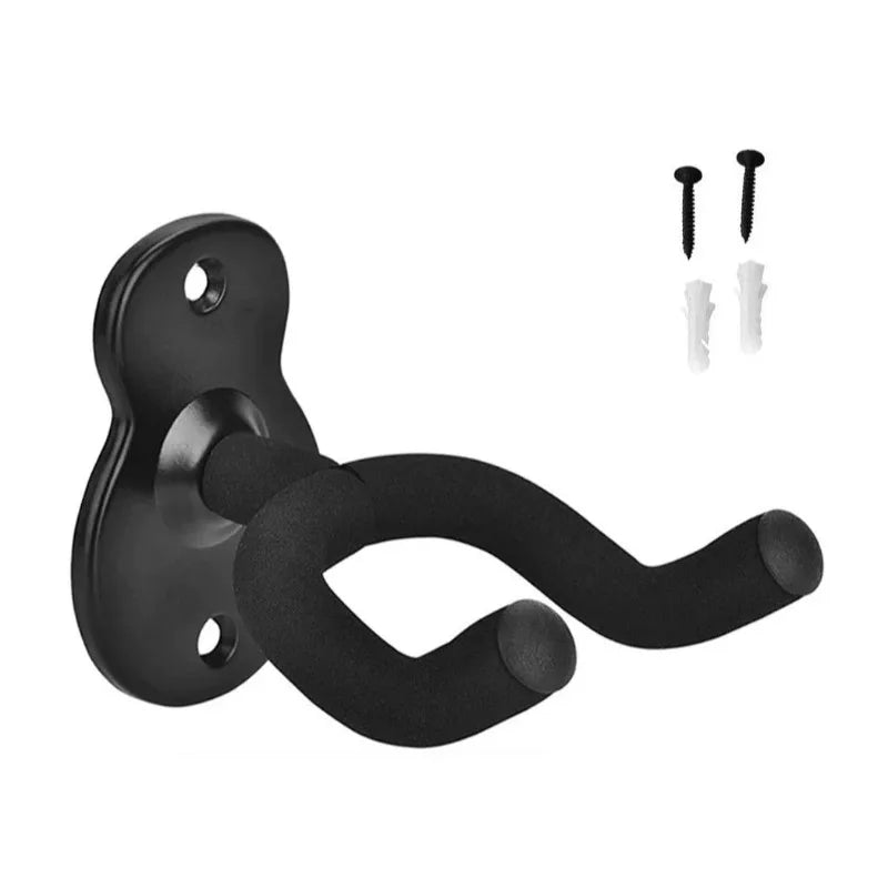 Wall Mount Guitar Hanger Hook – Ukulele, Violin & Bass Fit Guitar Wall Hanger Axl