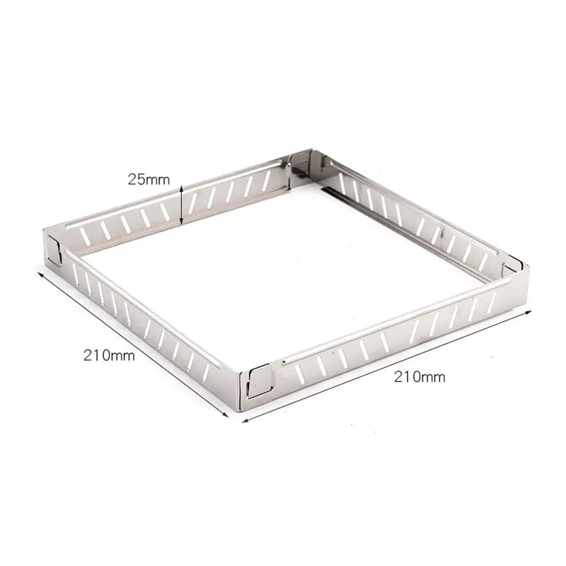 Foldable Stainless Steel Camping Stove Wind Screen Shield Camping Wind Screen Axl Silver