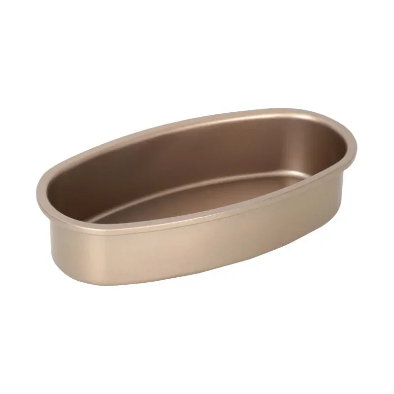 Oval Non-Stick Carbon Steel Cake & Bread Loaf Baking Pan Cake Baking Pan Axl