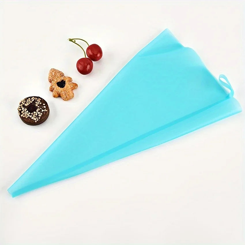 Set of 3 Reusable Silicone Piping Bags for Cake Decorating Silicone Piping Bags Axl