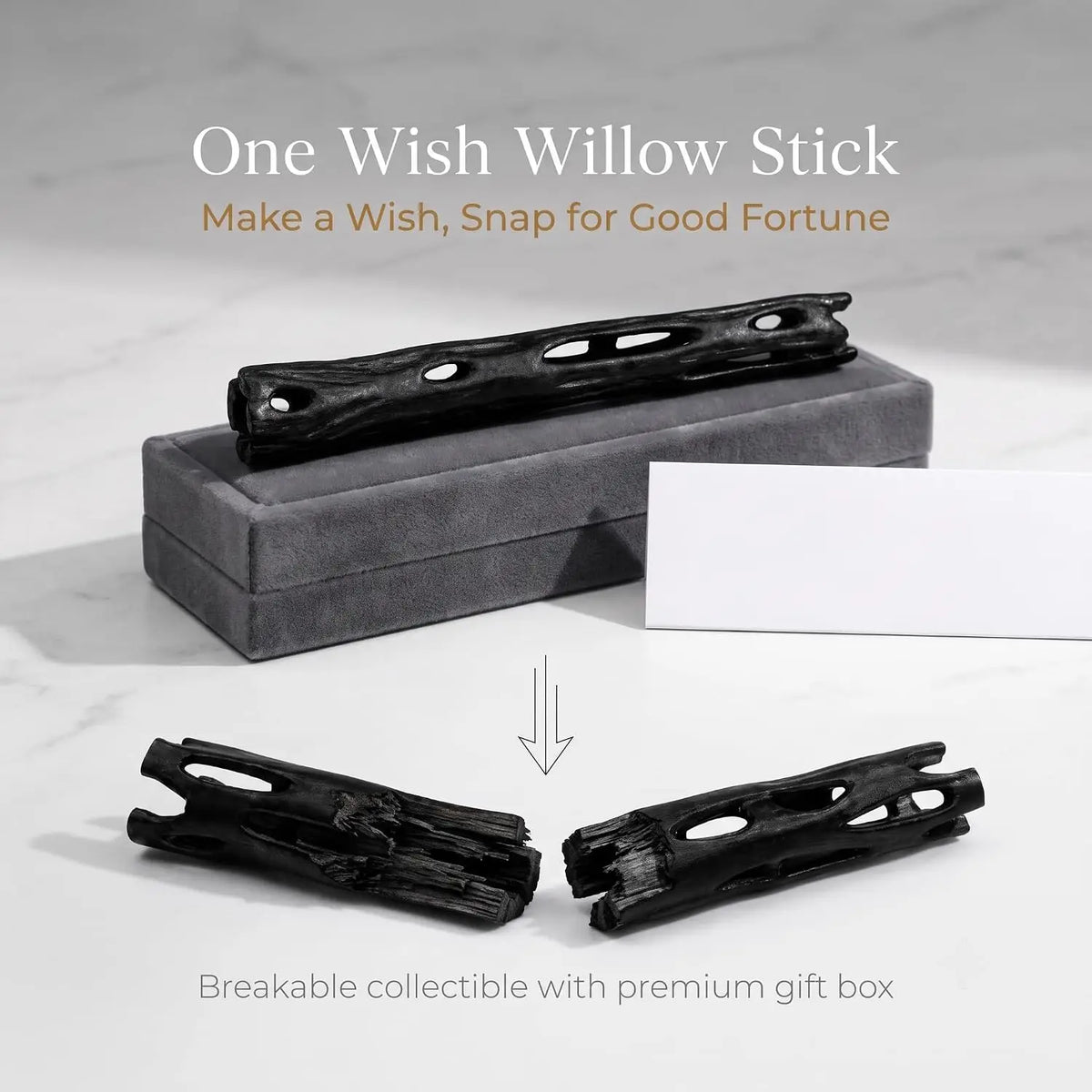 3D Printed Wishing Willow Snap Stick – Breakable Lucky Charm Novelty Lucky Charm Axl