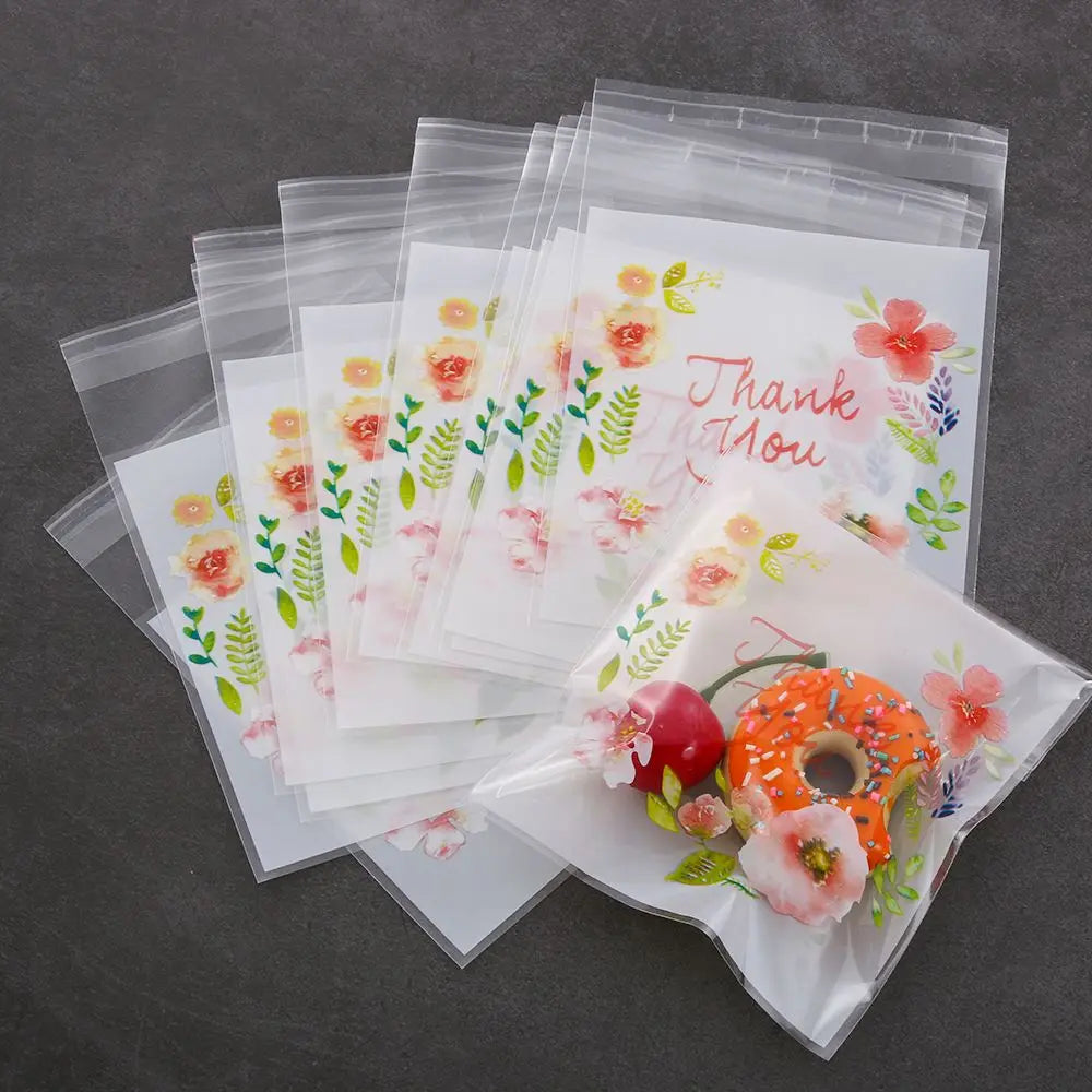 Self-Adhesive Cookie & Candy Gift Bags – 100 Pcs Clear Gift Packaging Bags Axl 10 10cm Other