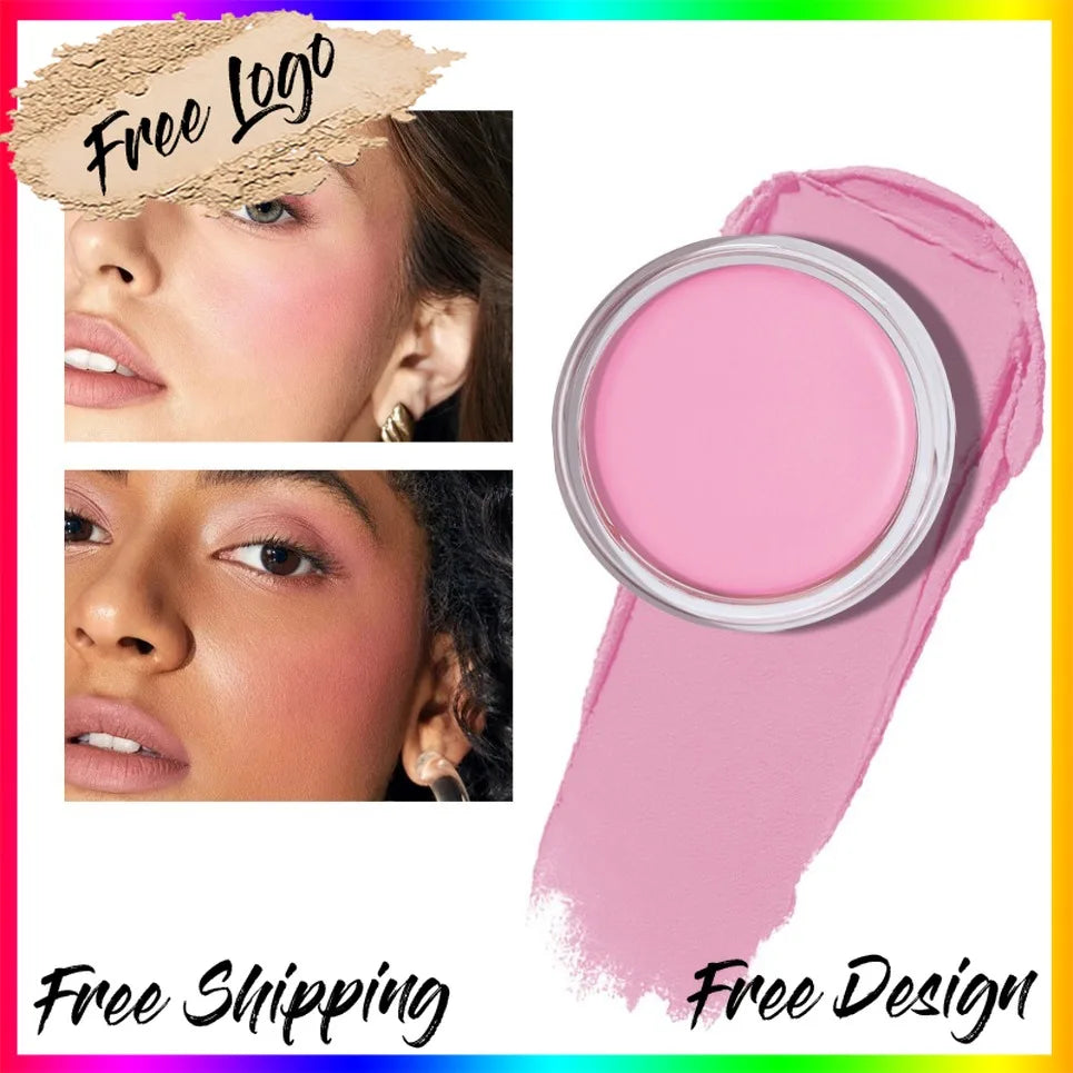 Dual-Use Matte & Shimmer Cream Blush | Vegan Private Label Cream Blush Axl