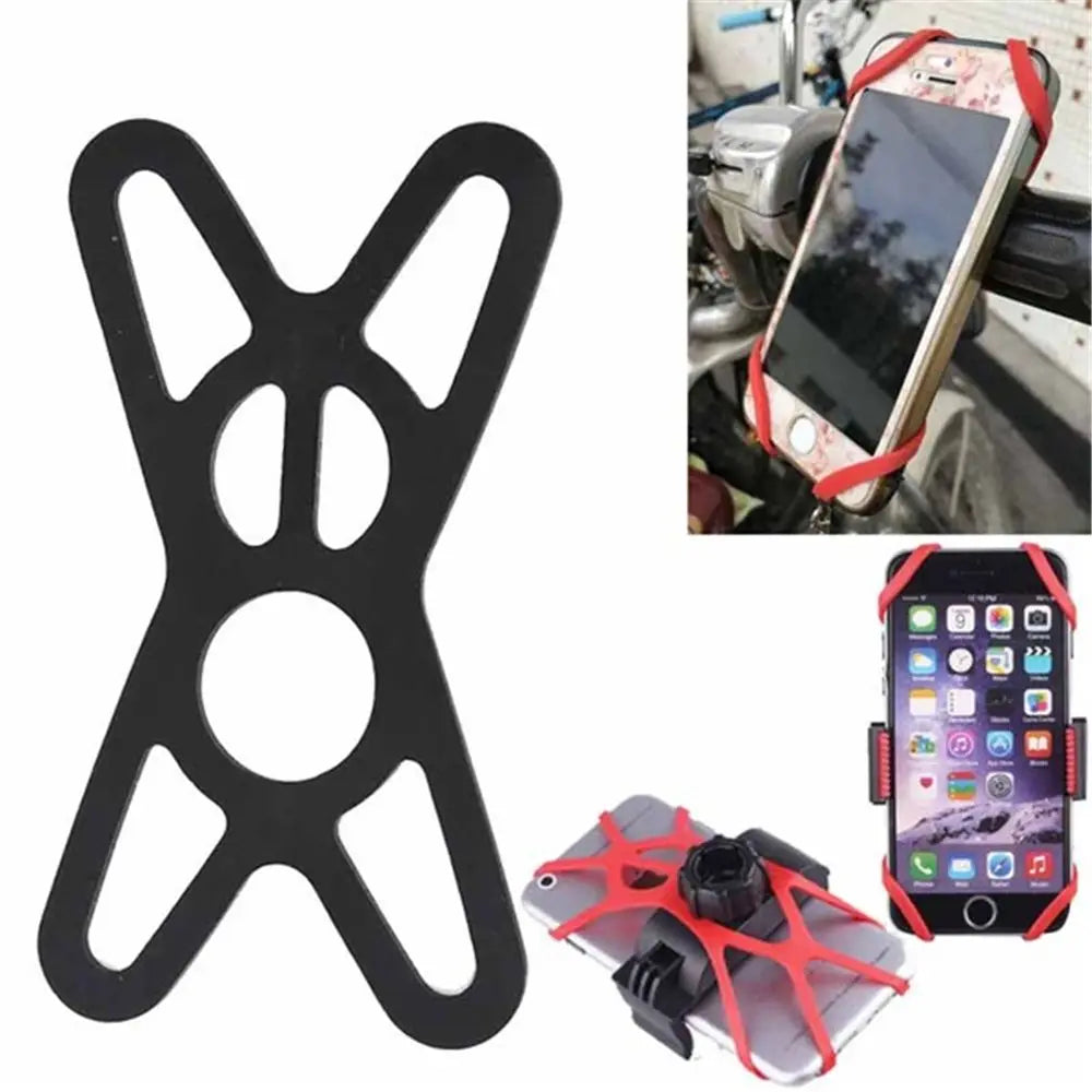 Silicone Bike & Motorcycle Handlebar Phone Mount Holder Handlebar Phone Mount Axl