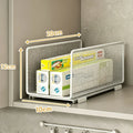 Stackable Kitchen Storage Baskets – Cabinet & Spice Organizer Kitchen Storage Baskets Axl White -1pc