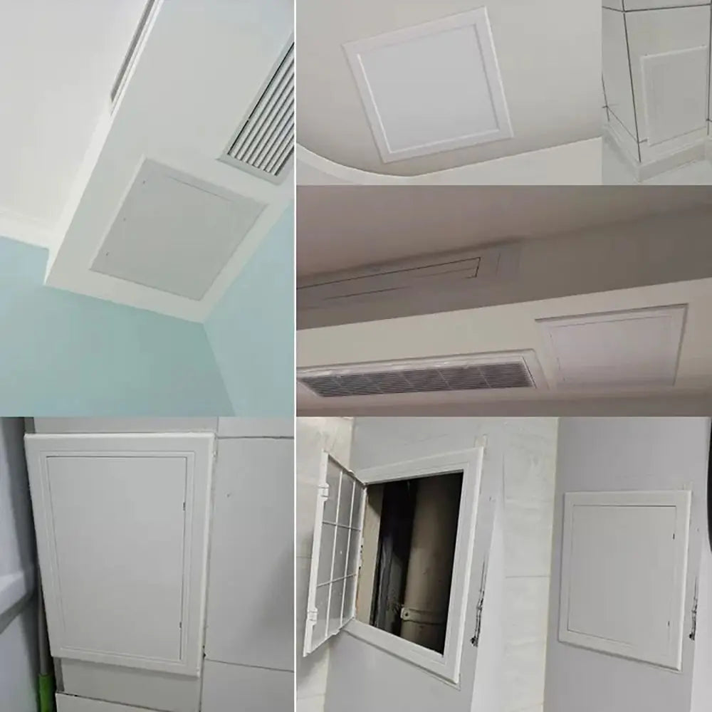 White Hinged Access Hatch Panel – ABS Plastic Wall & Ceiling Access Hatch Panel Axl