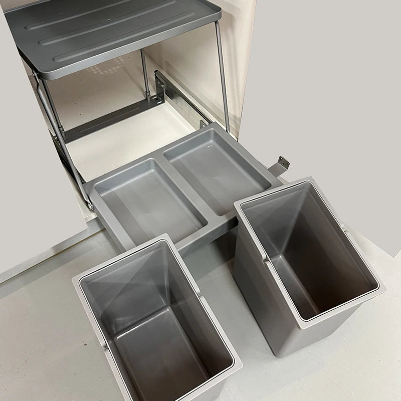 Large Capacity Kitchen Recycling Trash Can with Lid Kitchen Trash Can Axl