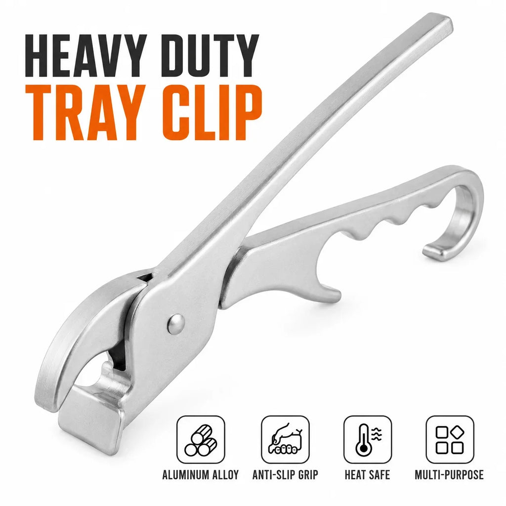 Aluminum Alloy Pizza Pan Gripper Tongs & Bottle Opener Kitchen Pan Gripper Axl