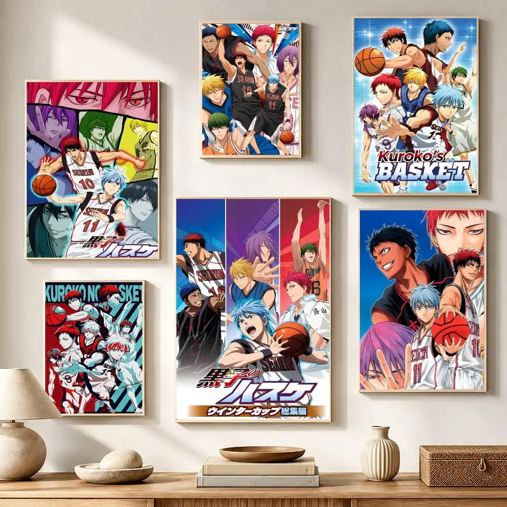 Kuroko no Basket HD Waterproof PVC Poster Stickers Anime Wall Sticker Axl