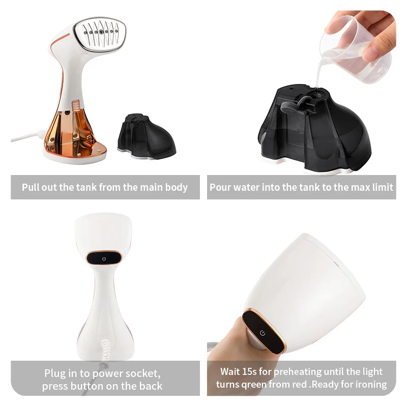 BALASHOV 1640W Handheld Garment Steamer | Portable Travel Steamer Garment Steamer Axl