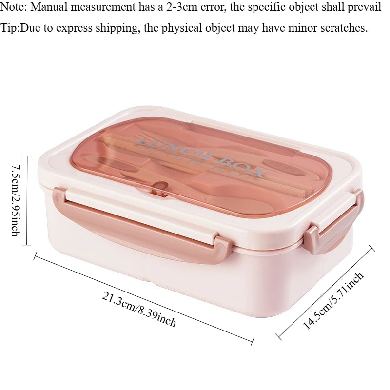 Partitioned Thermal Lunch Box – Microwave Safe, 3 Colors Thermal Lunch Box Axl