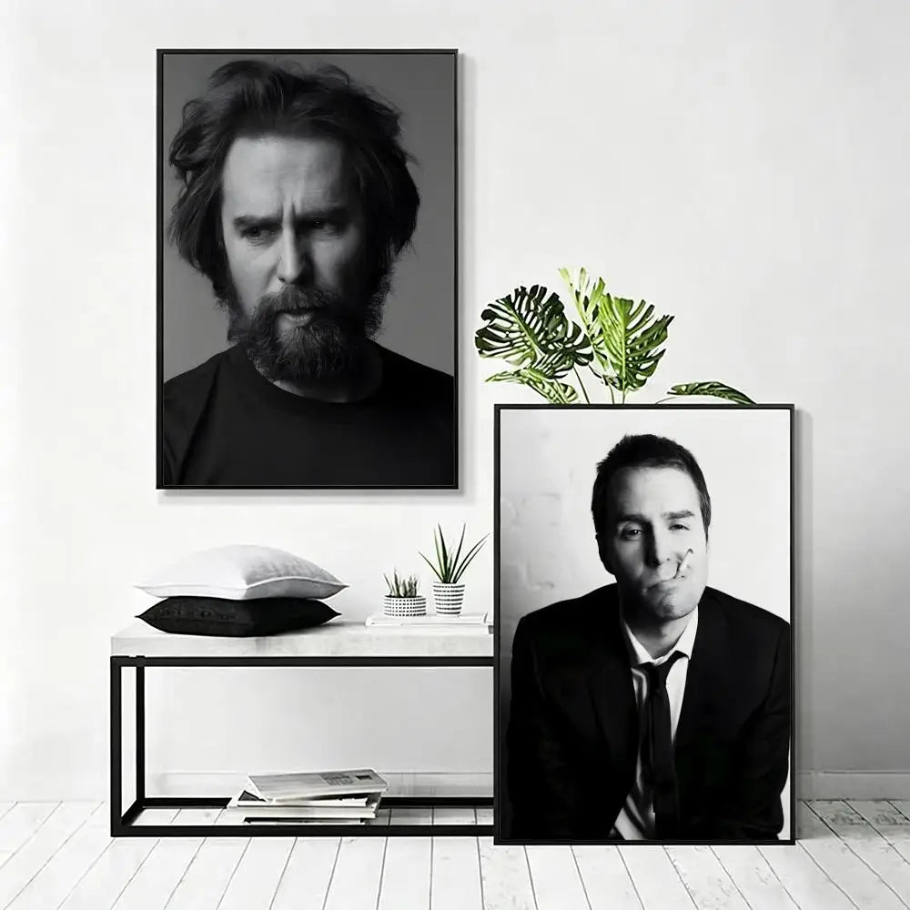 Sam Rockwell HD Art Poster – Waterproof Sticky Wall Decor Wall Art Poster Axl