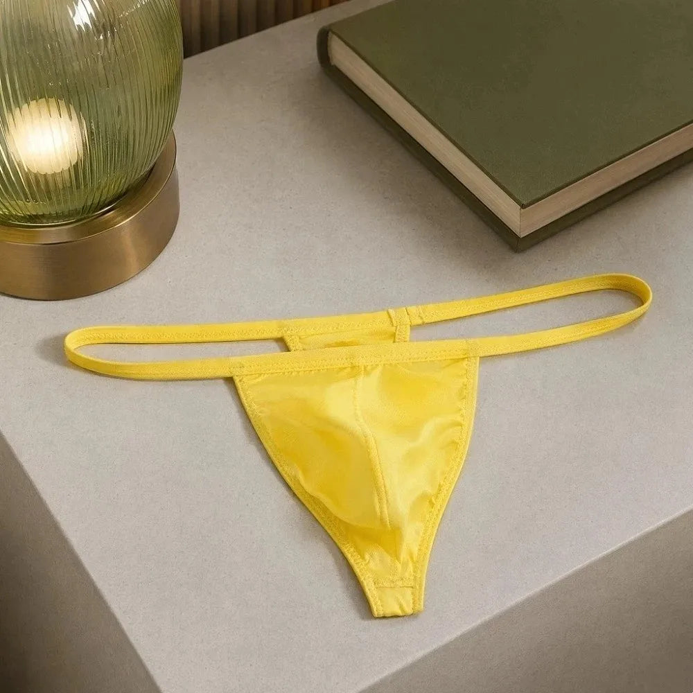 Men's Modal Thong Underwear – Breathable Low Waist G-String Men's Thong Underwear Axl