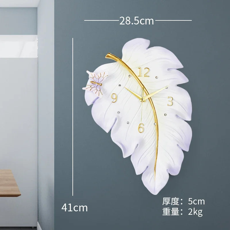 Nordic 3D Large Wall Clock – Silent Resin Modern Home Decor Wall Clock Axl