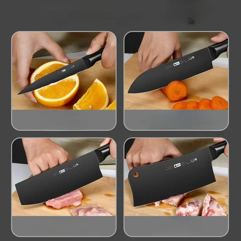 PLYS Kitchen Knife Set – Sharp Stainless Steel Cleaver Set Kitchen Knife Set Axl