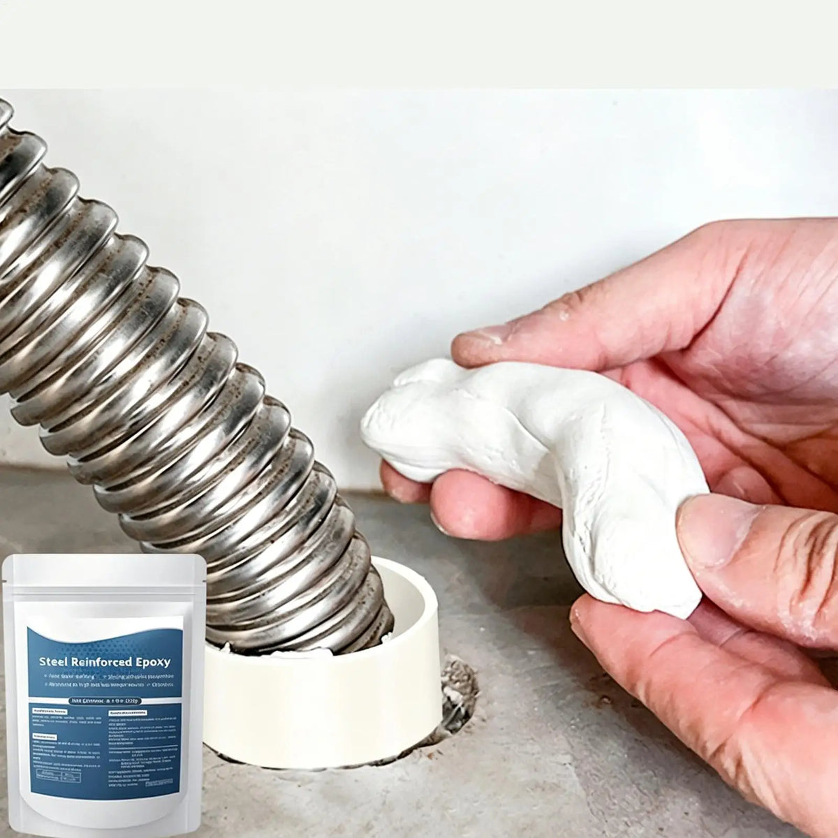 Steel Reinforced Epoxy Putty – Waterproof High-Strength Filler Epoxy Repair Putty Axl