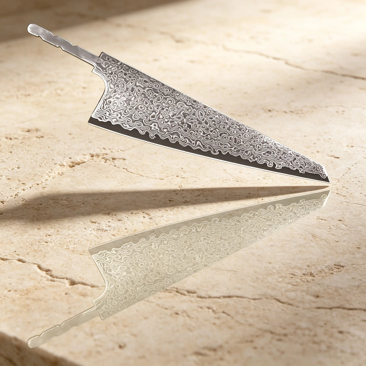 Damascus Steel Boning Knife Blade Blank – Hand Forged DIY Knife Blade Blank Axl Boning Knife Blade
