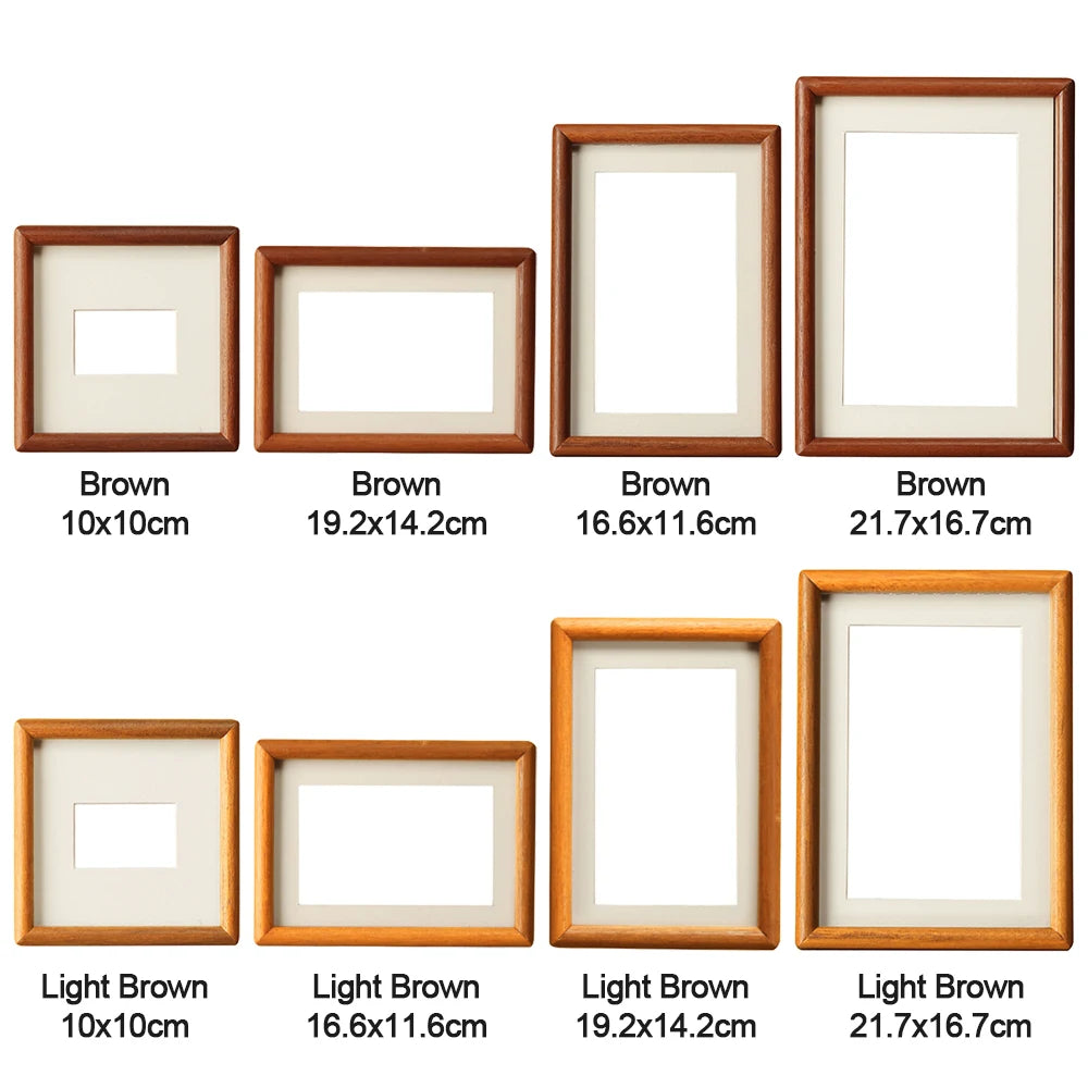 Black Walnut Handmade Wooden Photo Frame – 6, 7 & 8 Inch Wooden Photo Frame Axl