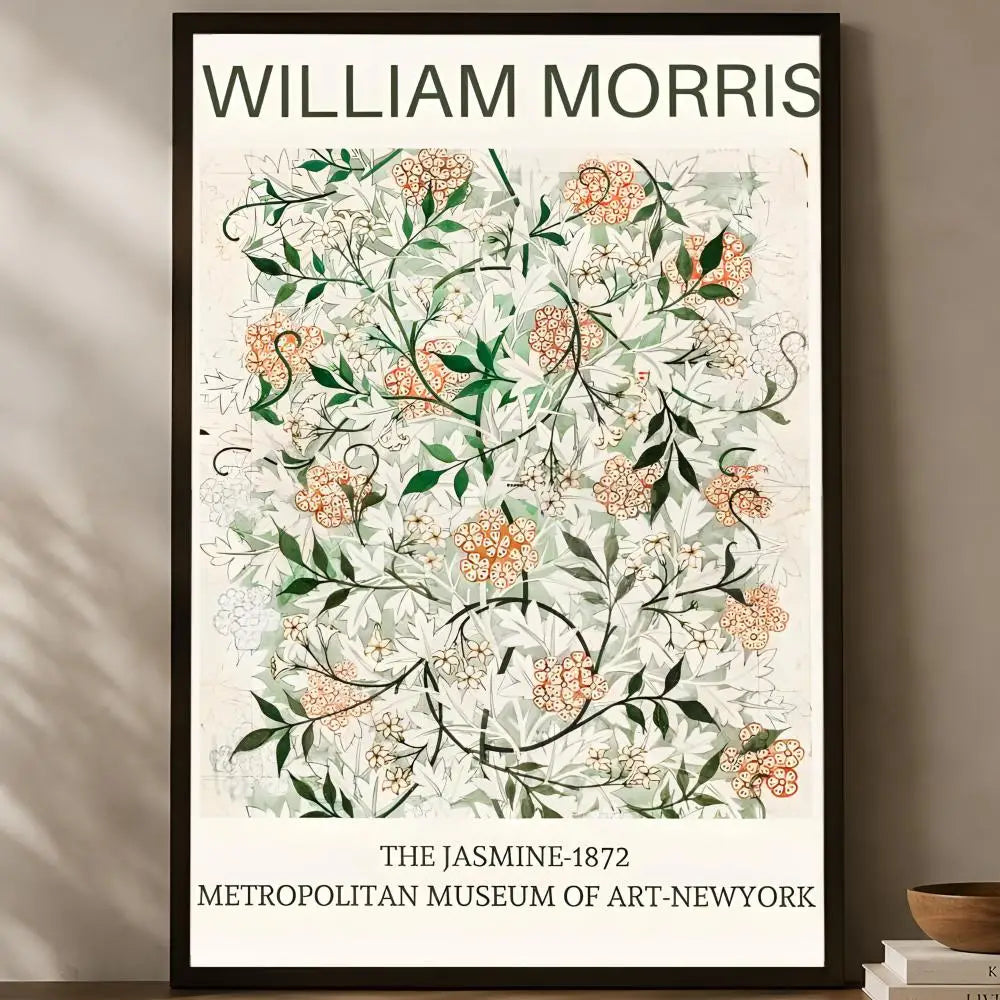 William Morris Self-Stick HD PVC Wall Art Poster | Waterproof