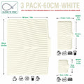 3-Piece Silicone Dish Drying Mat Set – Drainage & Trivet Dish Drying Mat Set Axl 3 PACK-60CM-White All Set